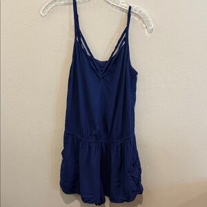 Express Women's Blue Romper Shorts